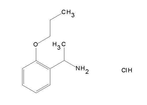 [1-(2-propoxyphenyl)ethyl]amine hydrochloride