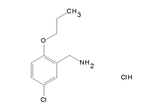 (5-chloro-2-propoxybenzyl)amine hydrochloride