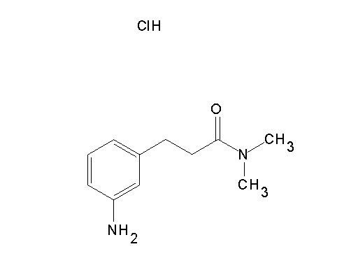 3-(3-aminophenyl)-N,N-dimethylpropanamide hydrochloride