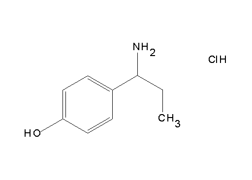 4-(1-aminopropyl)phenol hydrochloride - Click Image to Close