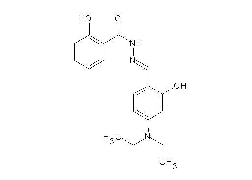 N'-[4-(diethylamino)-2-hydroxybenzylidene]-2-hydroxybenzohydrazide