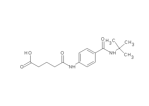 5-({4-[(tert-butylamino)carbonyl]phenyl}amino)-5-oxopentanoic acid