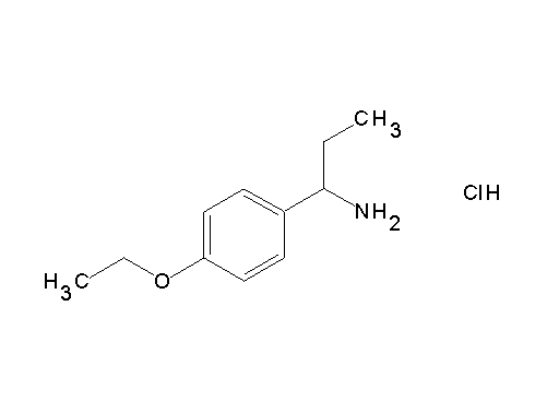 [1-(4-ethoxyphenyl)propyl]amine hydrochloride