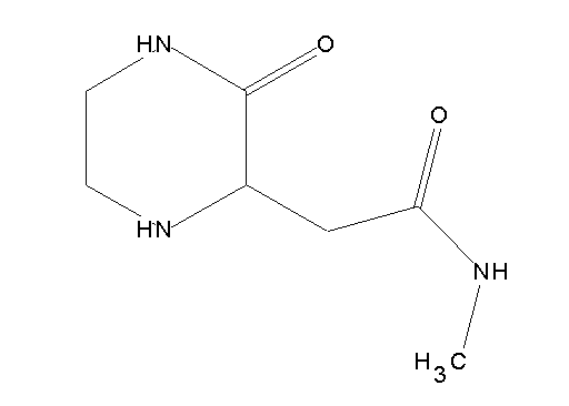 N-methyl-2-(3-oxo-2-piperazinyl)acetamide