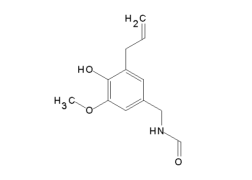 (3-allyl-4-hydroxy-5-methoxybenzyl)formamide