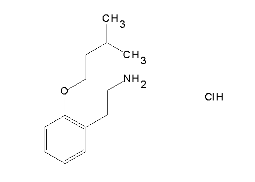{2-[2-(3-methylbutoxy)phenyl]ethyl}amine hydrochloride