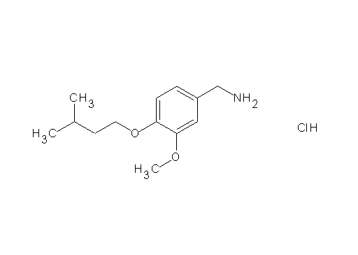 [3-methoxy-4-(3-methylbutoxy)benzyl]amine hydrochloride