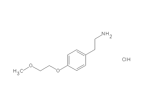 {2-[4-(2-methoxyethoxy)phenyl]ethyl}amine hydrochloride