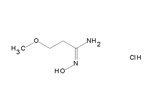 N'-hydroxy-3-methoxypropanimidamide hydrochloride - Click Image to Close