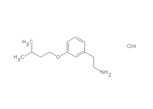 {2-[3-(3-methylbutoxy)phenyl]ethyl}amine hydrochloride