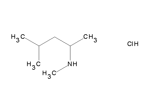 N,4-dimethyl-2-pentanamine hydrochloride