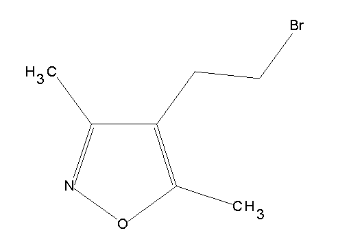 4-(2-bromoethyl)-3,5-dimethylisoxazole 4-(2-bromoethyl)-3,5-dimethylisoxazole