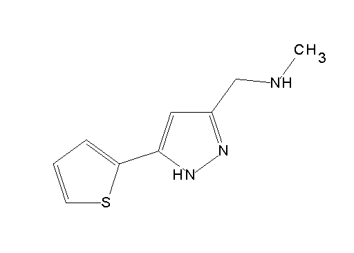 N-methyl-1-[5-(2-thienyl)-1H-pyrazol-3-yl]methanamine