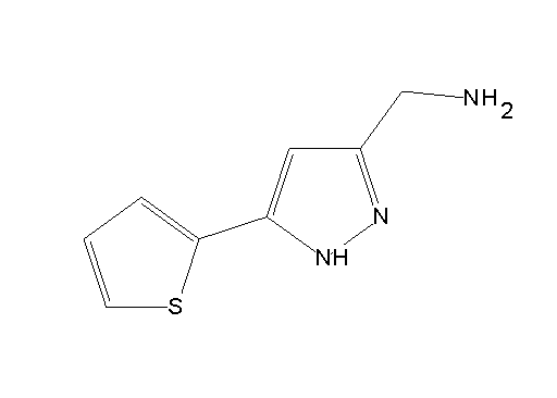 1-[5-(2-thienyl)-1H-pyrazol-3-yl]methanamine