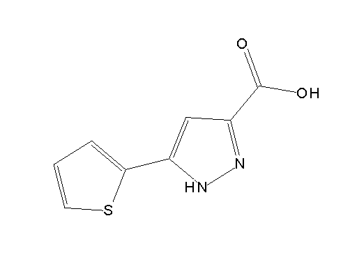 5-(2-thienyl)-1H-pyrazole-3-carboxylic acid