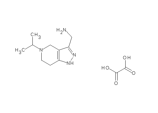 [(5-isopropyl-4,5,6,7-tetrahydro-1H-pyrazolo[4,3-c]pyridin-3-yl)methyl]amine oxalate