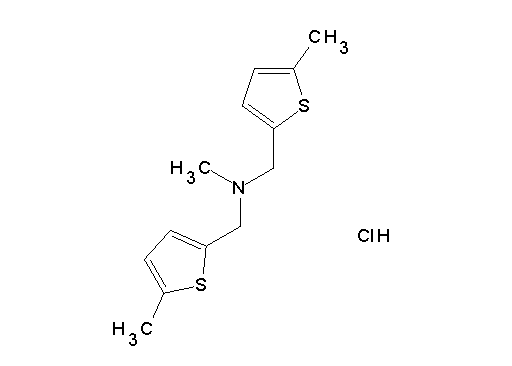N-methyl-1-(5-methyl-2-thienyl)-N-[(5-methyl-2-thienyl)methyl]methanamine hydrochloride