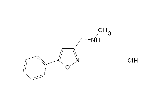 N-methyl-1-(5-phenyl-3-isoxazolyl)methanamine hydrochloride