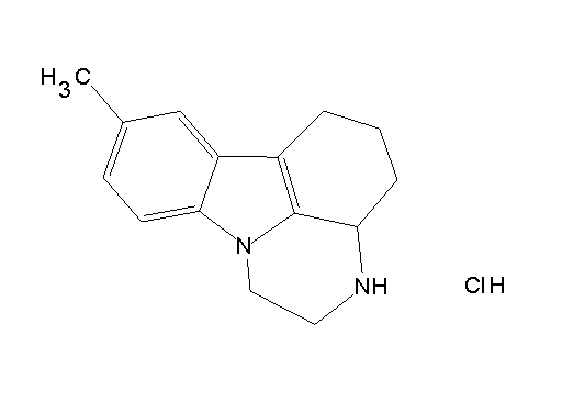 8-methyl-2,3,3a,4,5,6-hexahydro-1H-pyrazino[3,2,1-jk]carbazole hydrochloride - Click Image to Close