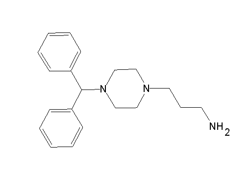 3-[4-(diphenylmethyl)-1-piperazinyl]-1-propanamine