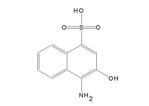4-amino-3-hydroxy-1-naphthalenesulfonic acid