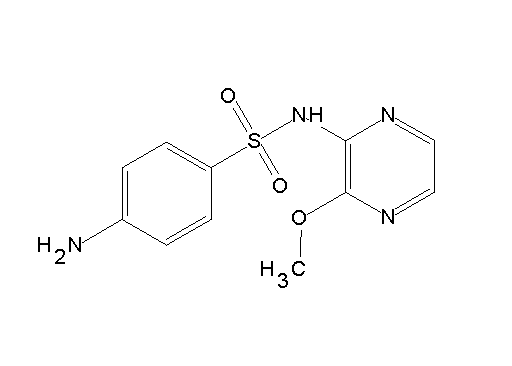 4-amino-N-(3-methoxy-2-pyrazinyl)benzenesulfonamide
