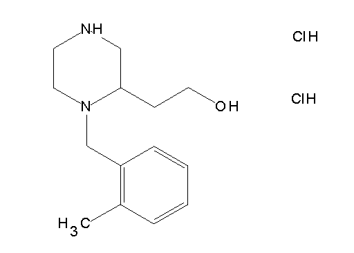 2-[1-(2-methylbenzyl)-2-piperazinyl]ethanol dihydrochloride