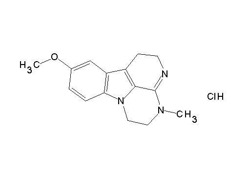 9-methoxy-4-methyl-2,4,5,6-tetrahydro-1H-3,4,6a-triazafluoranthene hydrochloride - Click Image to Close