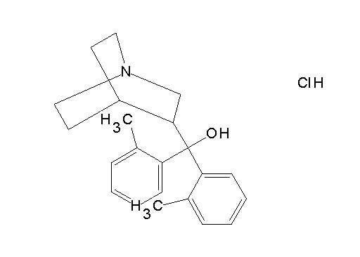 1-azabicyclo[2.2.2]oct-3-yl[bis(2-methylphenyl)]methanol hydrochloride - Click Image to Close