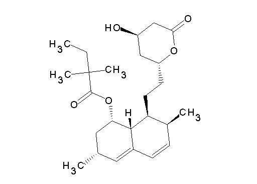 8-[2-(4-hydroxy-6-oxotetrahydro-2H-pyran-2-yl)ethyl]-3,7-dimethyl-1,2,3,7,8,8a-hexahydro-1-naphthalenyl 2,2-dimethylbutanoate - Click Image to Close