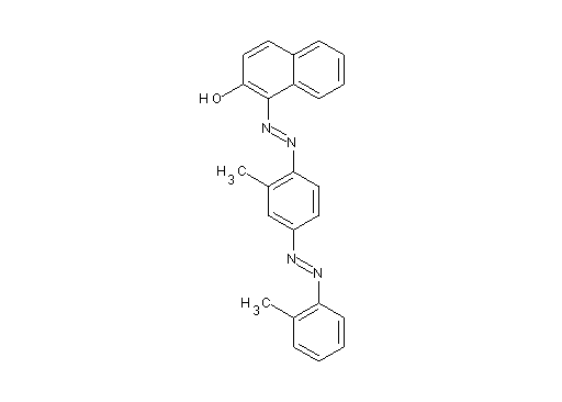 1-({2-methyl-4-[(2-methylphenyl)diazenyl]phenyl}diazenyl)-2-naphthol