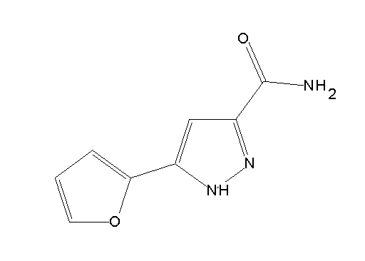 5-(2-furyl)-1H-pyrazole-3-carboxamide