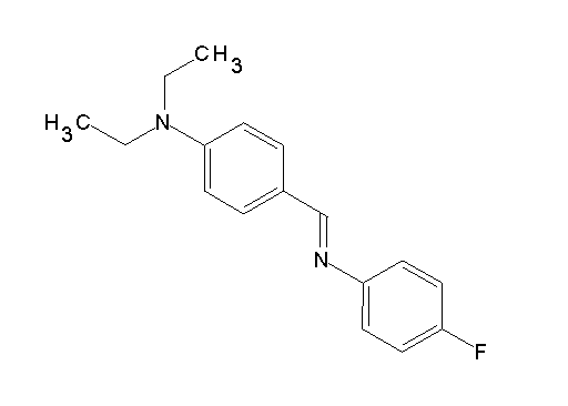 N-[4-(diethylamino)benzylidene]-4-fluoroaniline