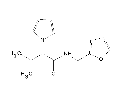 N-(2-furylmethyl)-3-methyl-2-(1H-pyrrol-1-yl)butanamide - Click Image to Close