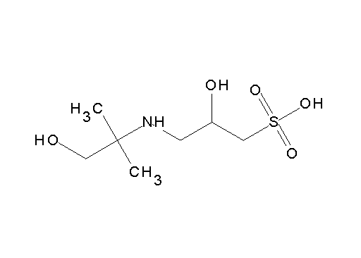 2-hydroxy-3-[(2-hydroxy-1,1-dimethylethyl)amino]-1-propanesulfonic acid