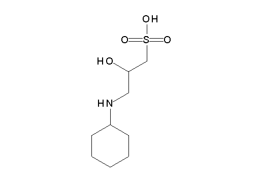 3-(cyclohexylamino)-2-hydroxy-1-propanesulfonic acid