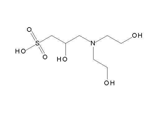 3-[bis(2-hydroxyethyl)amino]-2-hydroxy-1-propanesulfonic acid