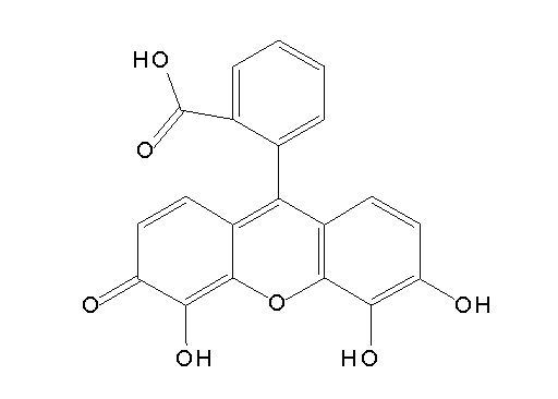 2-(4,5,6-trihydroxy-3-oxo-3H-xanthen-9-yl)benzoic acid