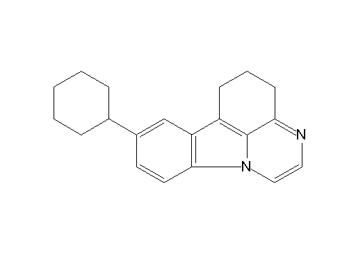 8-cyclohexyl-5,6-dihydro-4H-pyrazino[3,2,1-jk]carbazole