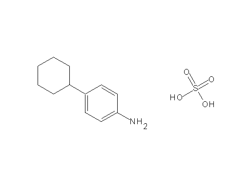 (4-cyclohexylphenyl)amine sulfate