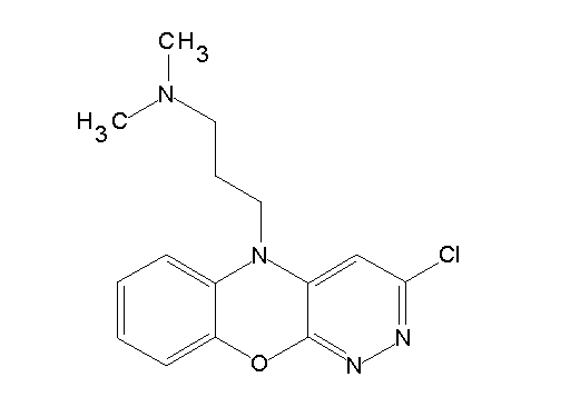 3-(3-chloro-5H-pyridazino[3,4-b][1,4]benzoxazin-5-yl)-N,N-dimethyl-1-propanamine