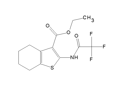 Ethyl 2-[(trifluoroacetyl)amino]-4,5,6,7-tetrahydro-1-benzothiophene-3-carboxylate