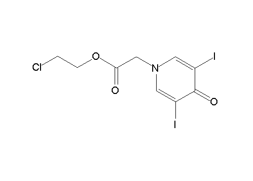 2-chloroethyl (3,5-diiodo-4-oxo-1(4H)-pyridinyl)acetate - Click Image to Close