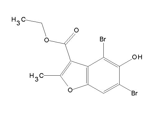 ethyl 4,6-dibromo-5-hydroxy-2-methyl-1-benzofuran-3-carboxylate