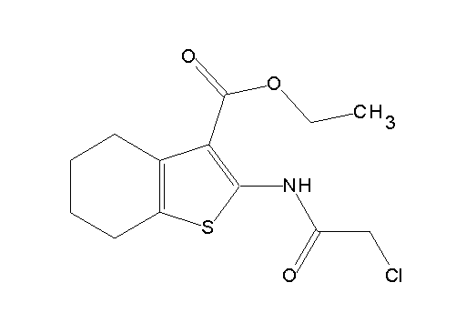 ethyl 2-[(chloroacetyl)amino]-4,5,6,7-tetrahydro-1-benzothiophene-3-carboxylate
