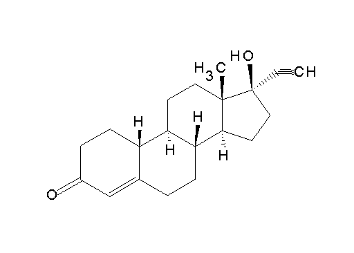 17-ethynyl-17-hydroxyestr-4-en-3-one - Click Image to Close