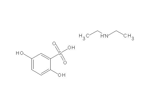 2,5-dihydroxybenzenesulfonic acid - N-ethylethanamine (1:1)