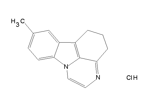 8-methyl-5,6-dihydro-4H-pyrazino[3,2,1-jk]carbazole hydrochloride