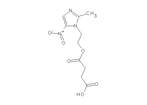 4-[2-(2-methyl-5-nitro-1H-imidazol-1-yl)ethoxy]-4-oxobutanoic acid - Click Image to Close