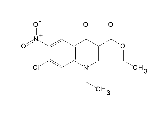 ethyl 7-chloro-1-ethyl-6-nitro-4-oxo-1,4-dihydro-3-quinolinecarboxylate - Click Image to Close